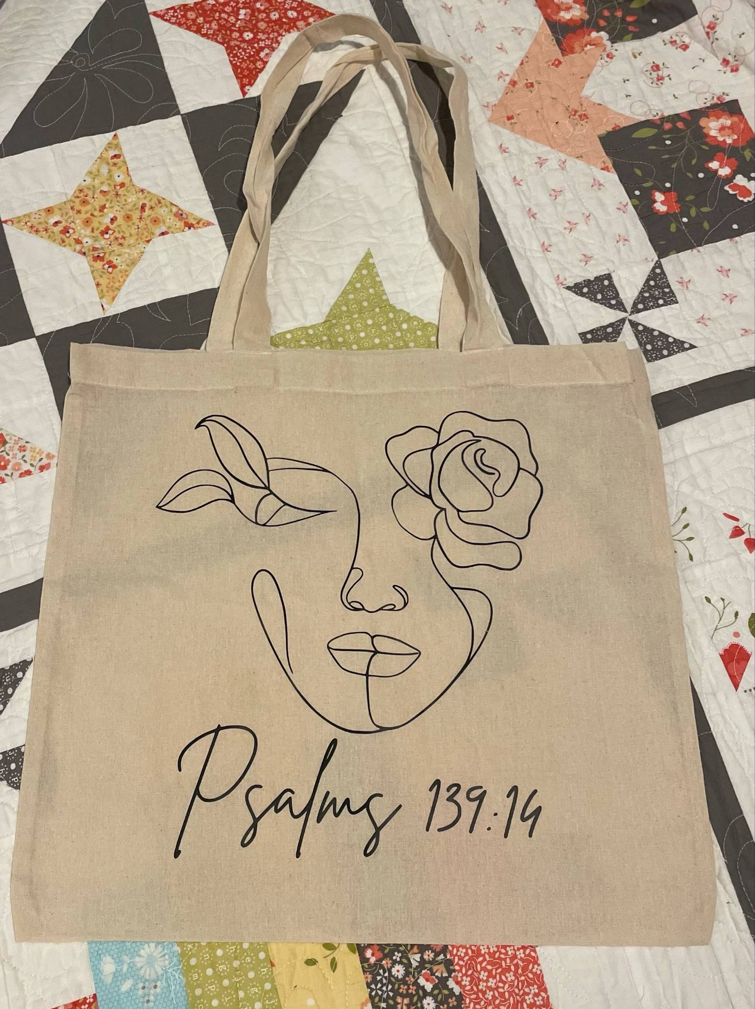 Psalms 139:14 Totebag